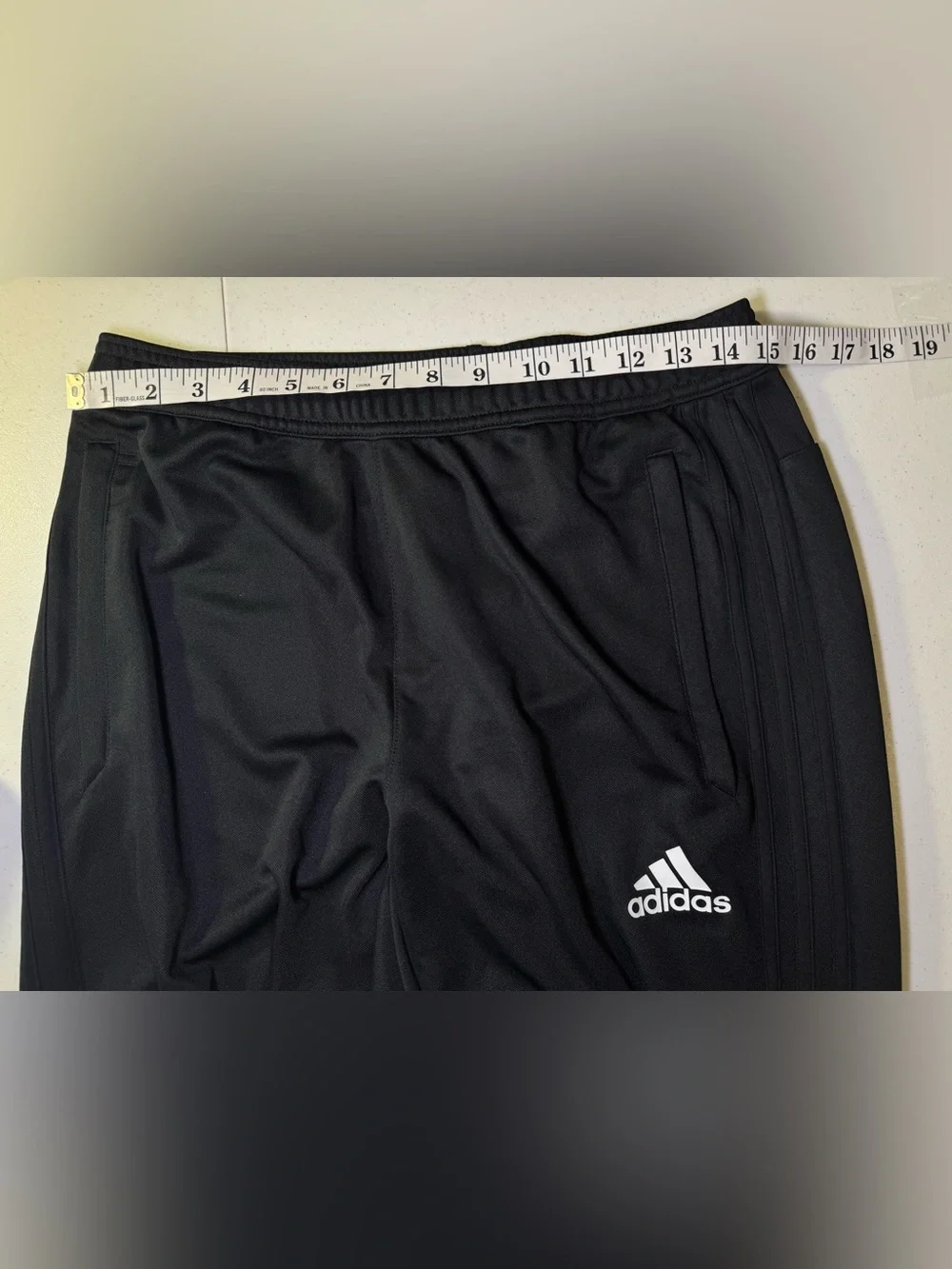 Adidas Mens Climacool Soccer Training Track Pants Size Medium Black Ankle Zip